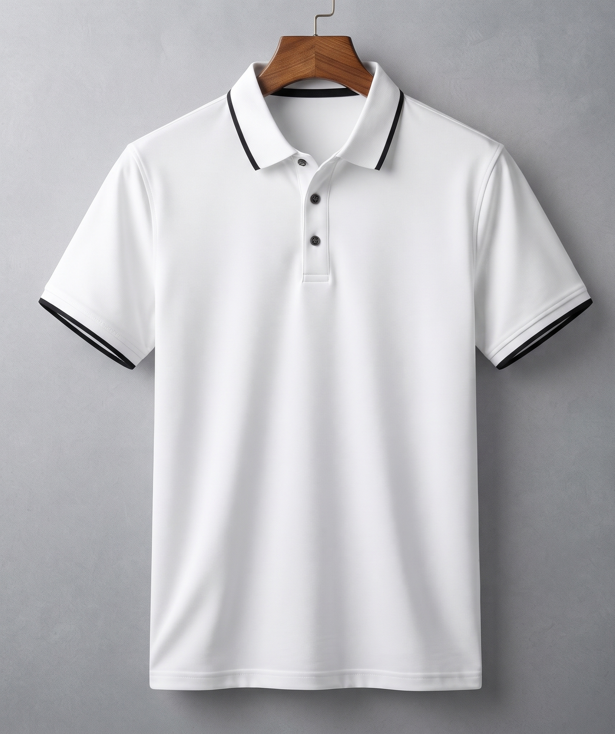 Premium white polo