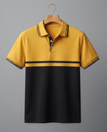 Premium red-black polo